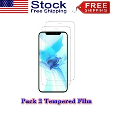 Pack 2 Clear Glass Screen Protector Film Tempered Film For iPhone 14 15 15 PRO
