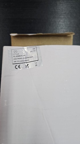MODLUX 3W LED Downlight 90mm 6000k Modern Interiors Elegant Slim Round Panel UK - Picture 5 of 5