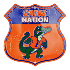12" University of Florida Sign / Gator College Signs Gators / Man Cave Gift Men