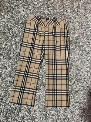 burberry pattern pants