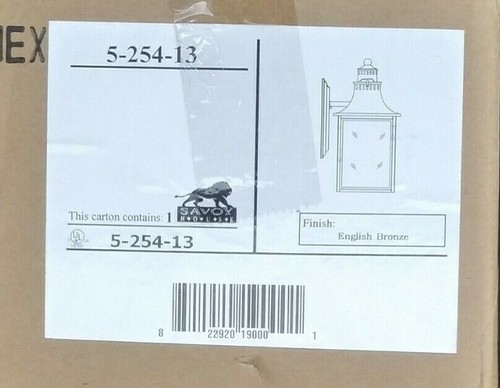 NIB Outdoor Wall Sconce - Picture 6 of 7