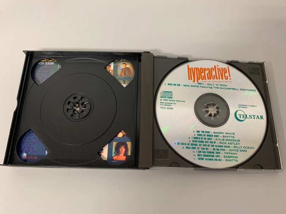 Various – Hyperactive! The 12" Dance Album - 2 CD´s © 1988 - Sabrina,Sinitta.. - Bild 3 von 4