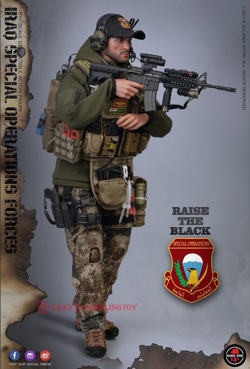 SoldierStory SS107 Iraq Special Operations Forces ISOF M249 1/6