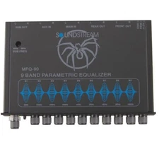 SOUNDSTREAM MPQ-90 PARAMETRIC EQUALIZER 9-BAND 8 VOLTS MAX OUTPUT FOR AMPLIFIER