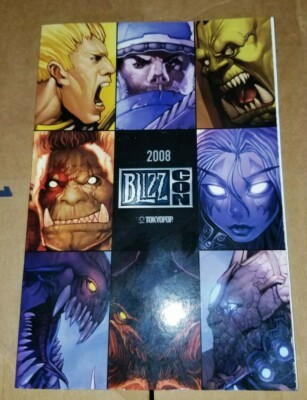 BlizzCon 2008 Tokyopop StarCraft Warcraft Blizzard Notepad Notebook Collectable