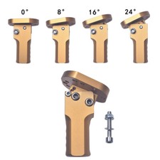 Kart Steering Boss Angled ADJUSTABLE LONG for 20mm Steering Column Gold