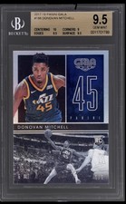 2017-18 Chronicles Gala Donovan Mitchell Rookie SSP /8 BGS 9.5 Gem Mint #188