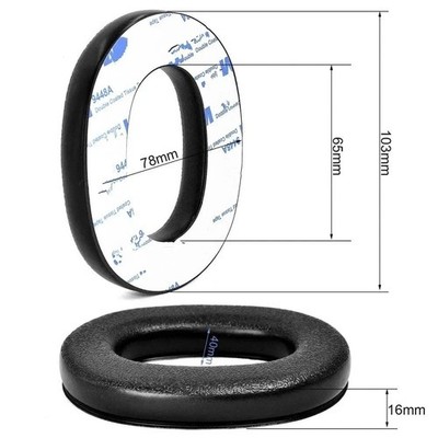 Ear Pads Replacement Cushions Earmuff For 3M WorkTunes Connect Hearing/Protector