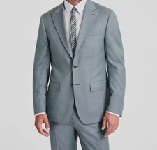 CALVIN KLEIN MATTHEW WOOL SLIM FIT JACKET COLOR GREEN SIZE 46L NEW