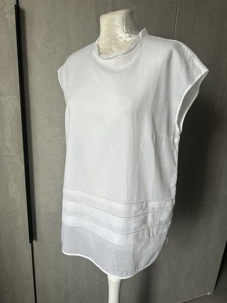 Women Peserico Shirt White Cotton 40