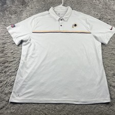 Nike On Field Washington Redskins Mens Polo Shirt Sz XXL NFL Dri-Fit