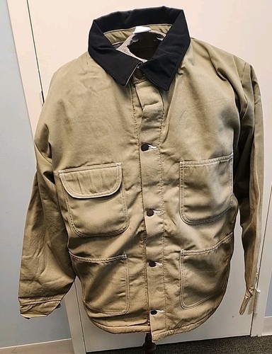 NEW NIP Bob Barker Prison Issued Tan Work COAT Jacket Size M INSULATED RIKERS NY - Picture 1 of 13