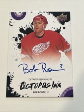 2025-26 Upper Deck Red Wings Centennial - Octopus Ink Auto - Bob Rouse #OI-RO
