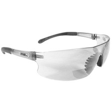 RADIANS RSB-125 Bifocal Safety Read Glasses,+2.50,Clear 6XKG3