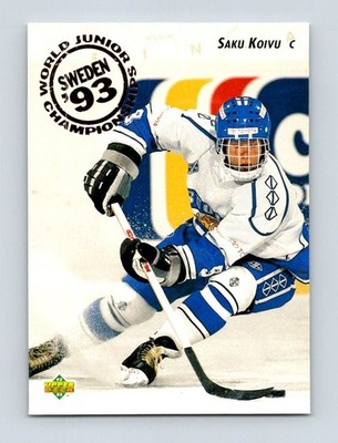 1992-93 Upper Deck #617 Saku Koivu Finland Rookie