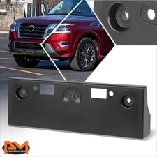 For 21-24 Nissan Armada Factory Style Front License Plate Mounting Bracket Black