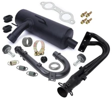 Muffler Silencer KIT W/Ex-Pipe/ Manifold Fits Polaris RZR 800 EFI/EPS 2011 2012