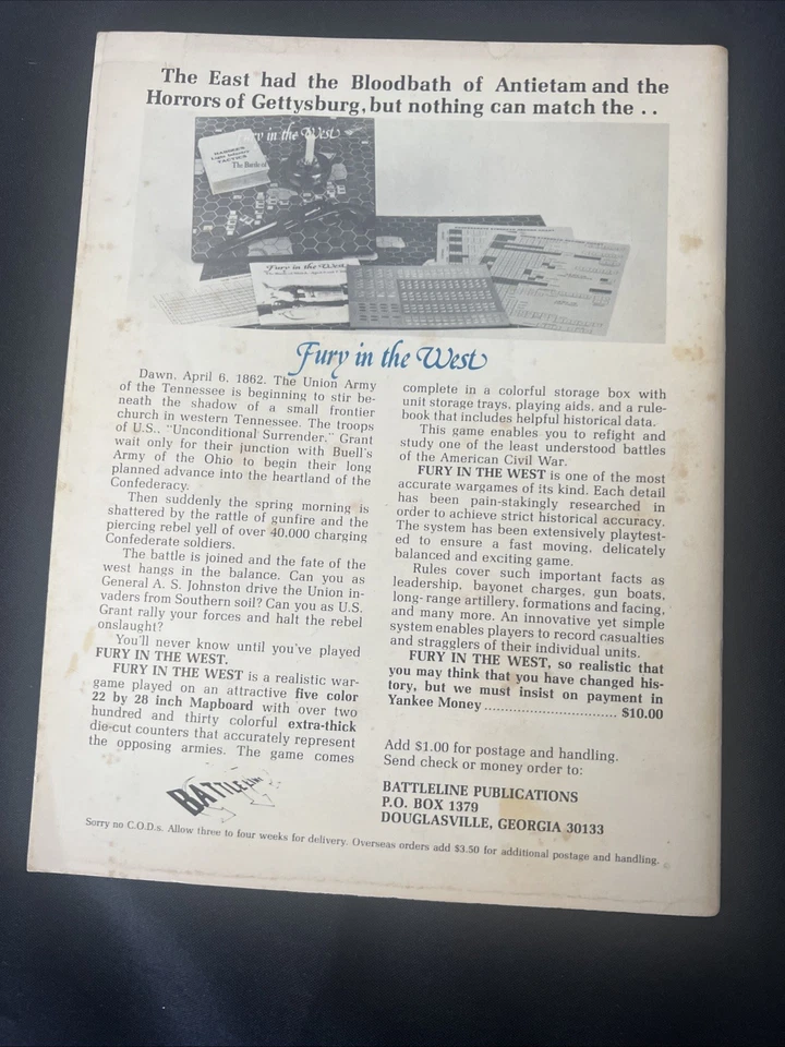 FIRE AND MOVEMENT 1970'S AND 80'S  GRENADIER -WARGAMER- MAGAZINE FLR RATE US - Image 3 of 4