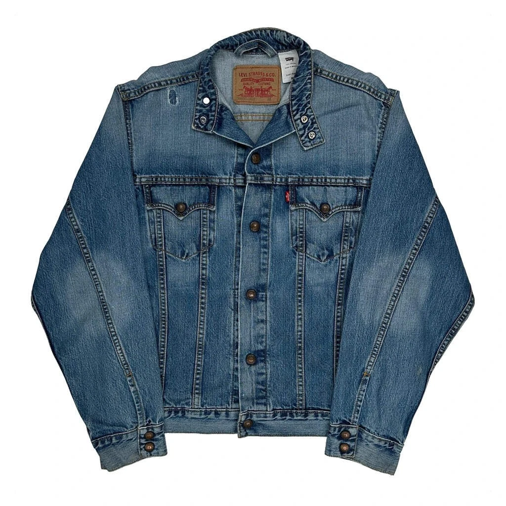 Easy Rider Levis Denim Jacket - Medium Blue Cotton