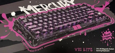 Gravastar Mercury V75 Lite-Transparent Pink Hall Effect Magnetic Switch Keyboard