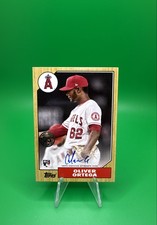2022 Topps Update Series 1987 Topps  Autographs Oliver Ortega #87BA-OO I16