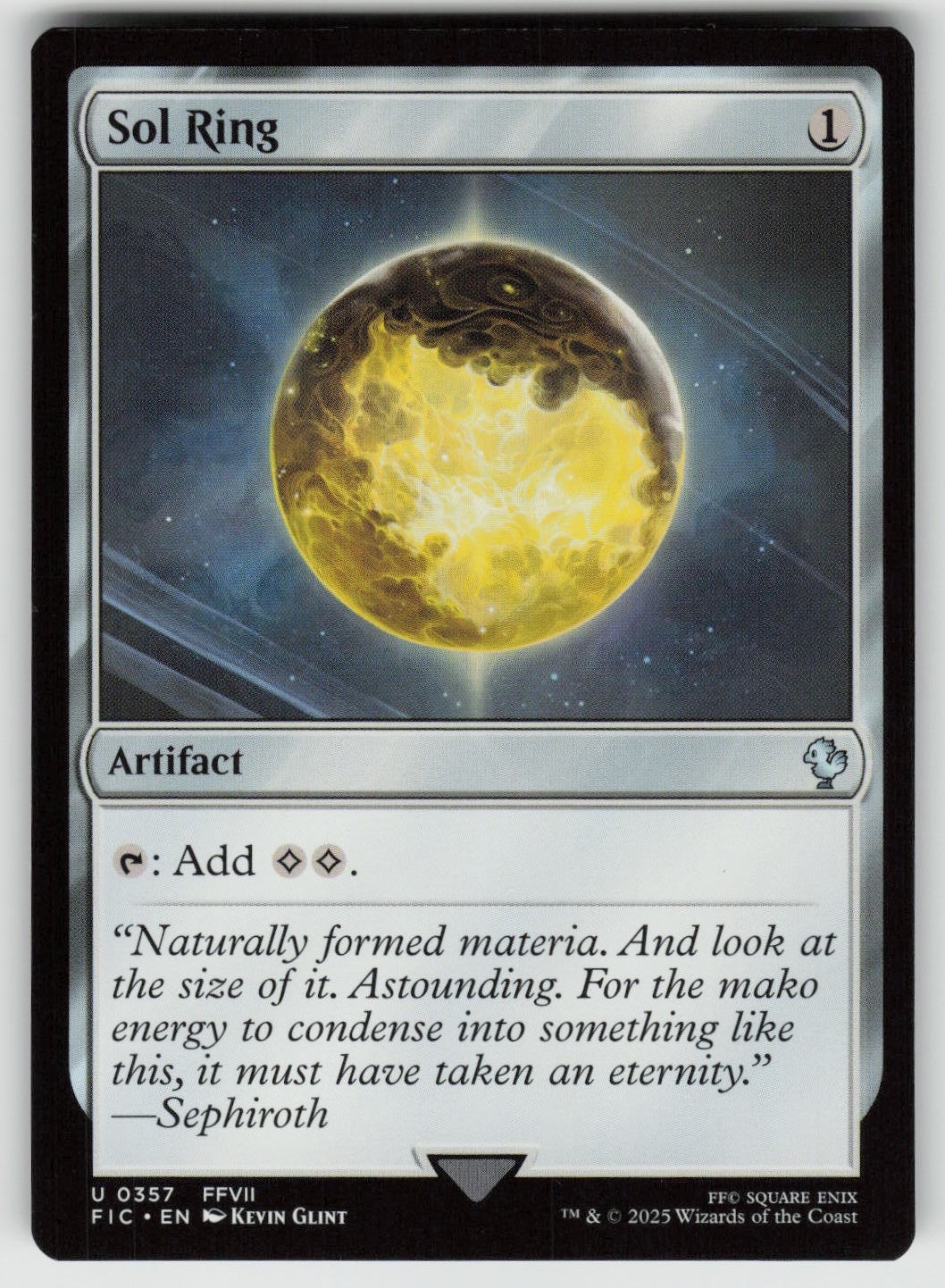 Sol Ring (0357) 357 Commander: FINAL FANTASY NM