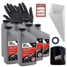 Factory Racing Parts 0W20 6.5Qt Oil Change Kit For Toyota Tacoma 2016-2023 2.7L 28.30 per gallon