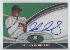 2011 Bowman Platinum Prospect Green Refractor /399 Delino DeShields Jr Auto 5qi