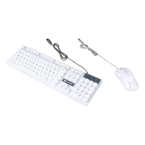  Clavier Rétro-éclairé Souris Ergonomique Accessoires Informatiques