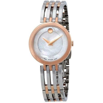 MOVADO Esperanza Mother of Pearl Dial Two-Tone Steel Women\'s Watch 0607114 MOVADO Esperanza 28MM White Mother of Pearl Dial Women main image 2