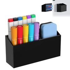 Magnet Pen Holder, Dry Erase Marker Holder with Strong Magnets, Large-Capacit...