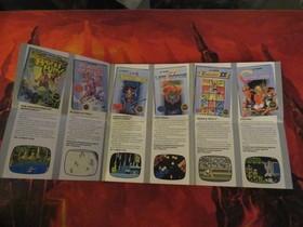 Konami NES Promo Insert Nintendo (Manual) Contra  Castlevania II Life Force +++