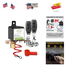 Remote Battery Disconnect Switch 12v, 250A, Upgrade Prevent Battery Drain, Di...