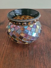PartyLite GLOBAL FUSION Glass Mosaic Candle H...