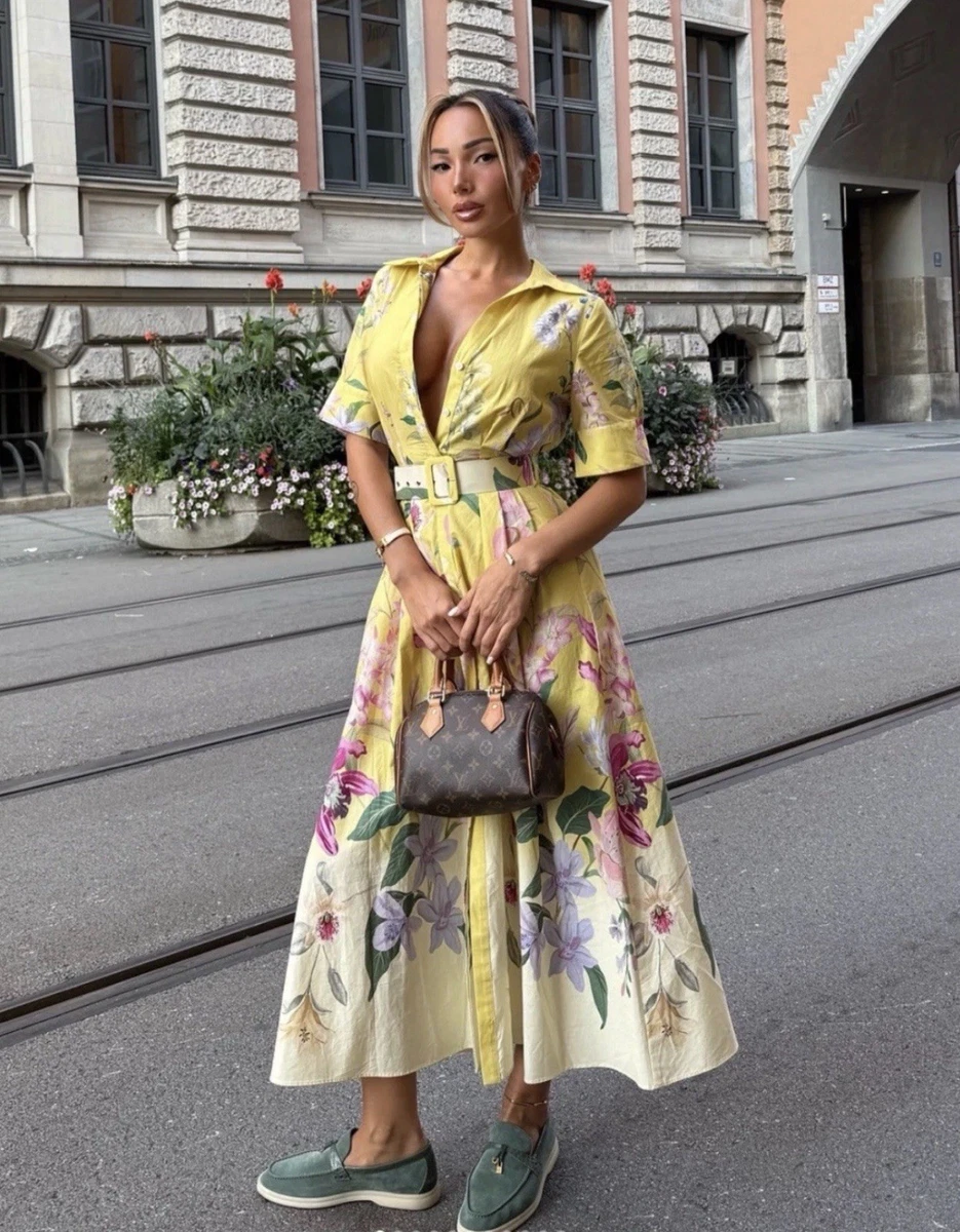 Zara Floral Shirt Dresses for sale | eBay