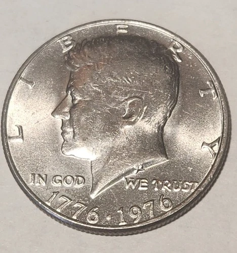 1976 Kennedy Bicentennial Half Dollar Coin No Mint Mark