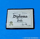 Vintage Barbie Doll Registered Nurse #991 Diploma Excellent ~ 1960's