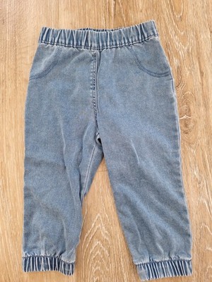 Schlupfhose / leichte Hose Gr. 86 Topomini hellblau