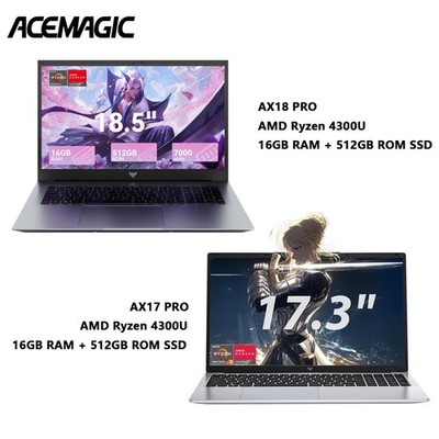 ACEMAGIC AX17PRO FHD Notebook Laptop AX18PRO AMD Ryzen 4300U 16GB 512GB SSD WIFI