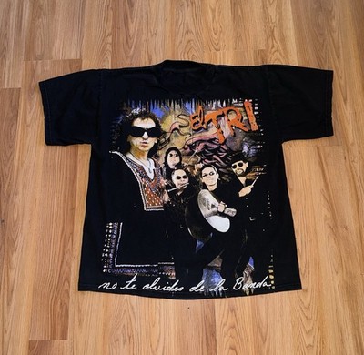 Vintage EL TRI Spanish Mexican Rock Band T-Shirt Size Large AOP 