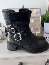 Carvella leather Biker Boots