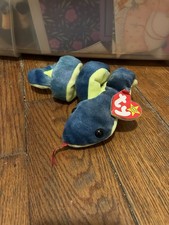 Ty Beanie Baby Hissy Snake Beanbag Plush Original Tag 1997 PE 4185 Gen 5