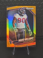 2025 Panini Prizm Black - Mario Williams #68 Orange Prizm /49