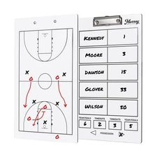 Murray Sporting Goods Basketball Timeout Dry Erase Coaches Clipboard | Double...