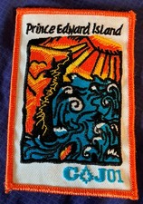 IM0032 Boy Scouts Canada CJ'01 PEI Prince Edward Island Jamboree Crest Badge