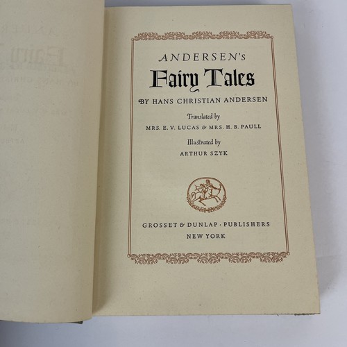 1945 Andersen's And Grimms Fairy Tales Illustrated Book Set Grosset & Dunlap HC - Picture 9 of 23