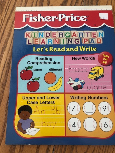 Fisher-Price Kindergarten Learning Pad Let's Read and Write 1999
