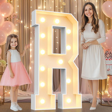 4 FT Marquee Light up Letters, Marquee Letters 4 Feet Tall, Giant Mosaic Light u
