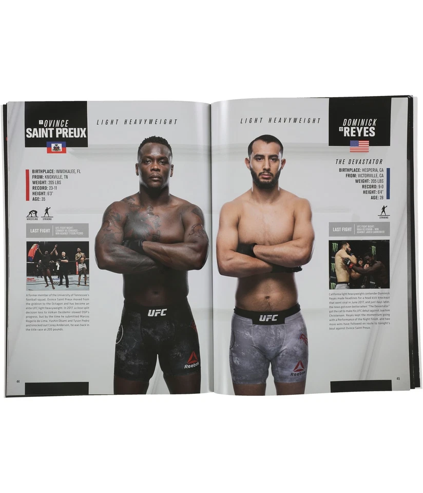 UFC Unisex 229 Khabib vs McGregor Official Program, White, One Size - Image 2 of 4