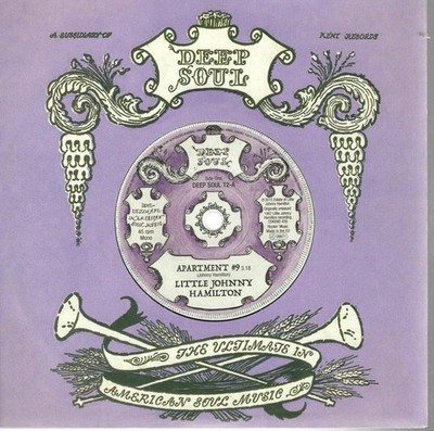 Little Johnny Hamilton Apartment #9 7'' vinyl Europe Kent 2019 b/w 'Cry Like A